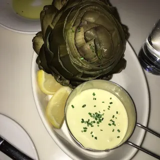 Roasted Artichoke with Lemon Aioli