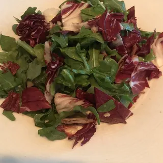 Arugula and Radicchio with Shaved Parmesan