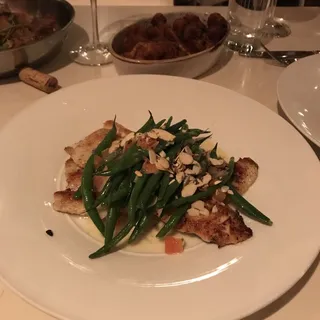 Roasted Trout with Almond Crust