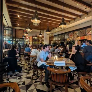 seating area towards entrance