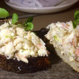 Peekytoe Crab Crostini