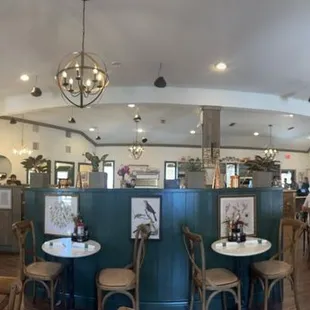 Inside the deliteful restaurant