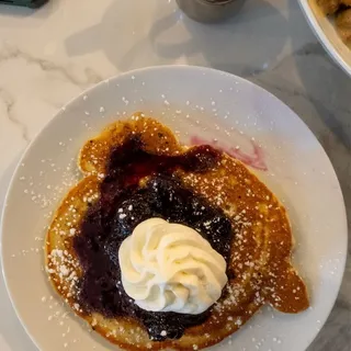 Blueberry Compote Pancakes