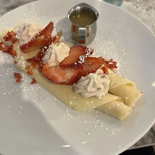 Strawberry Cream Cheese Crepes