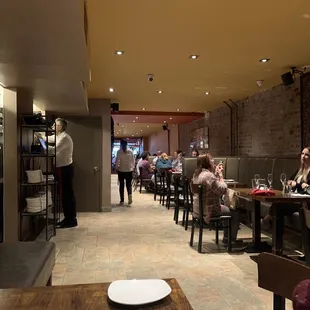people sitting at tables