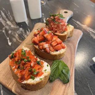 Bruschetta sampler was tasty wow!!