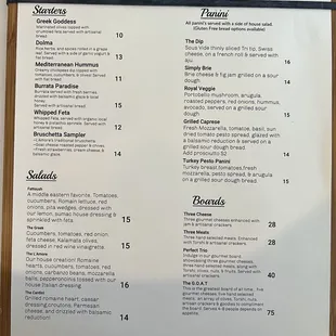 Food Menu