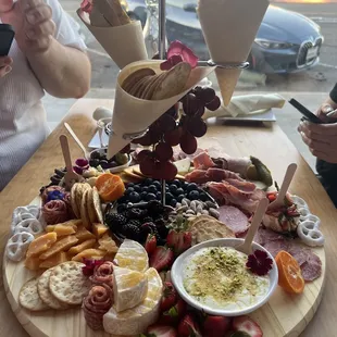 The G.O.A.T charcuterie board! Worth every penny