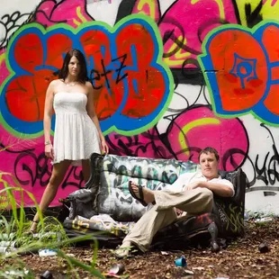 We went for the grunge look. It was legit!