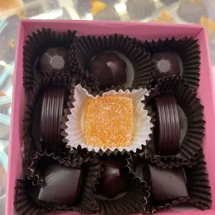 Box of bon-bons made-to-order