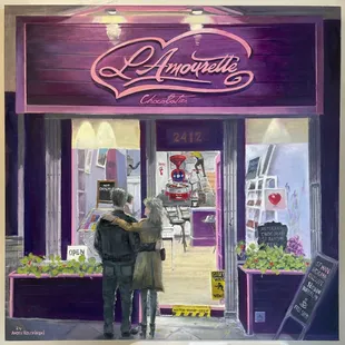 Love, Chocolate and Art!
Oil on Canvas by Andre V