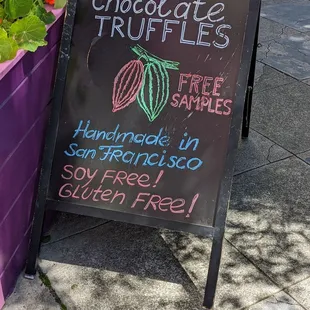 There might be free samples.