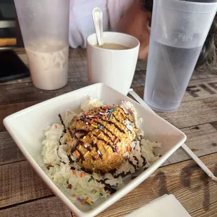 Fried ice cream