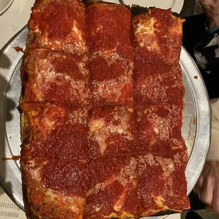 Sicilian Square Pizza Pie