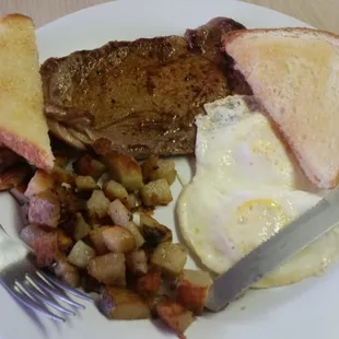 Steak breakfast is the best