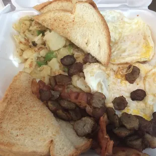 Breakfast meat platter under $5.