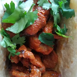 Buche (pork gut) Taco.