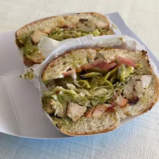 a sandwich on a plate