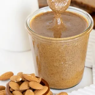 Almond Butter can be added for extra protein in smoothies or bowls.