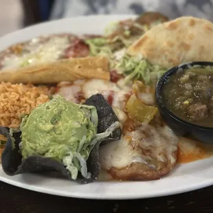 Mexican combination plate