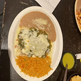 Green Chile Chicken Enchiladas