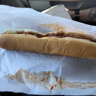 Foot long chili dog 22Oct2018