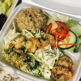 Lighter Garlic Shrimp