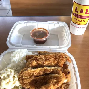 Mini Chicken Katsu Plate