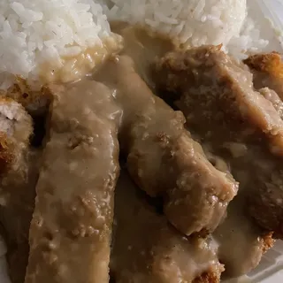 Mini Chicken Cutlet with Gravy