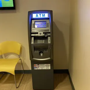 ATM machine. They do accept cards!