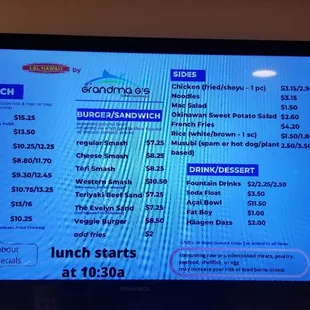 New menu 09/14/22  yummy