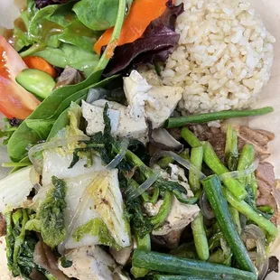 Lunch Special, Pork and Tofu with Brown Rice $13