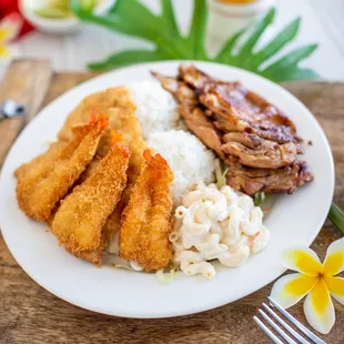 a plate of food