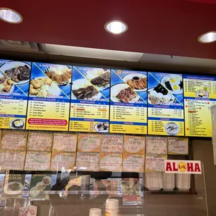 menus and prices