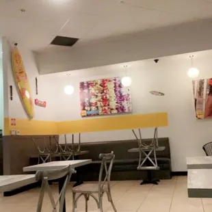 She also began closing and cleaning while we are in here dining and hour early, that isn't sanitary.