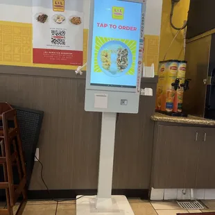 New ordering and payment machine. Quick and easy to use.