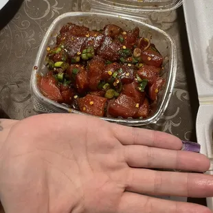 Ahi 1/2 pound poke