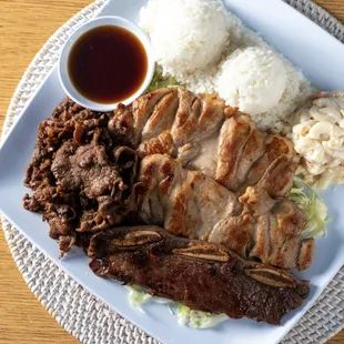 Hawaiian BBQ Mixed Plate