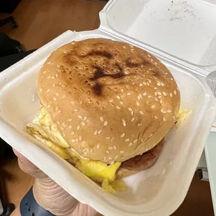 38. Spam &amp; Egg Sandwich