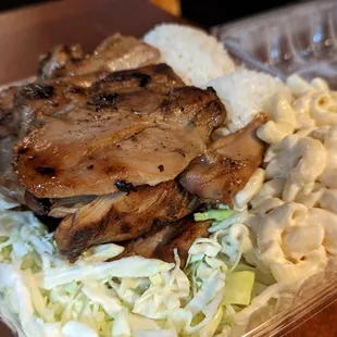 Hawaiian BBQ Chicken Plate