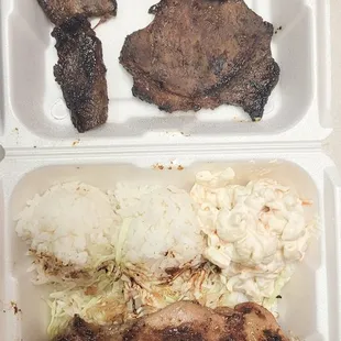 BBQ Mix Plate bought 07/26/2023 for lunch.