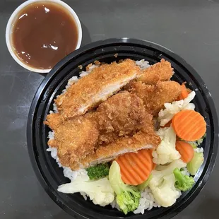Chicken katsu bowl