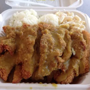 Chicken katsu curry