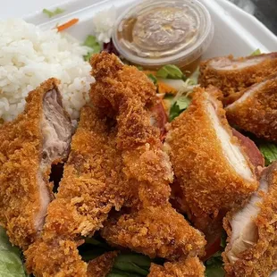 Takeout: Chicken Katsu plate