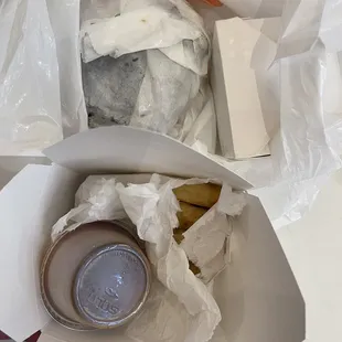 I had ordered some lumpia's and some musubi. So disappointed on how the food was packed soggy lumpia's (unappealing) smashed musubi.