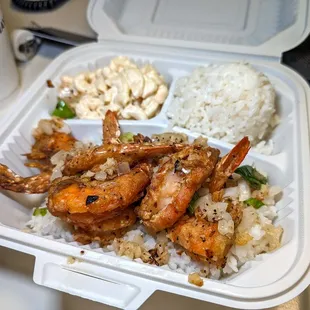 garlic shrimp regular $14.50