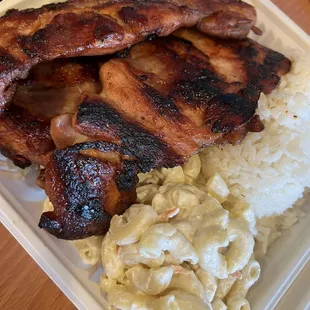 BBQ Chicken Plate.