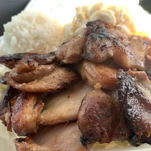 BBQ chicken mini meal (skinless chicken).