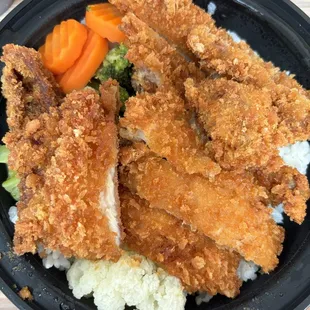 Chicken katsu bowl