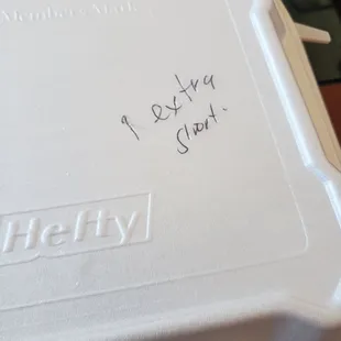 a plastic container with a lid